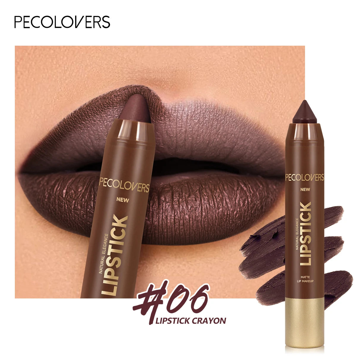 Fine Tip Lip Liner Pen Soft Mist Matte Lip Crayon Sexy Brown Red Lipstick Pencil Lip Contouring Lipliner Outline Tint Cosmetic
