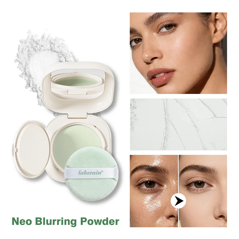 Neo Blurring Powder Setting Powder Korean Oil-Control Compact with Pore Blurring Smoothing Finish Water Proof Makeup