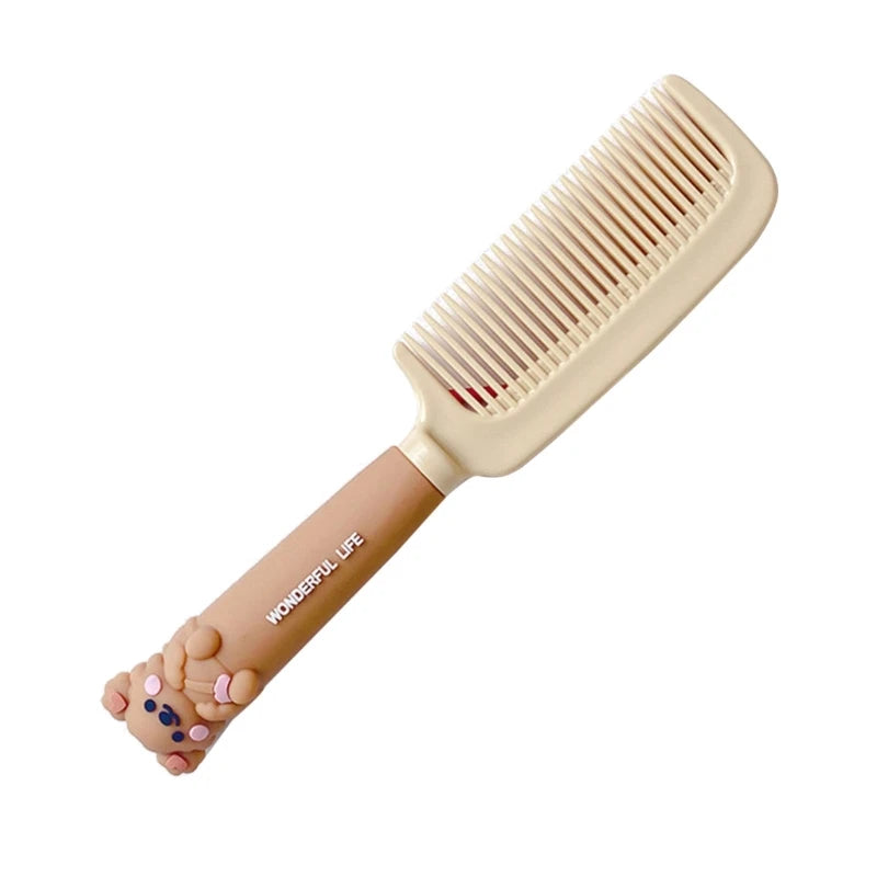 Baby Hair Brush & Comb Set Children Hair Brush Soft Nylon Bristle Cradle Caps Hair Brush for Toddler Infant  Massage Dropship