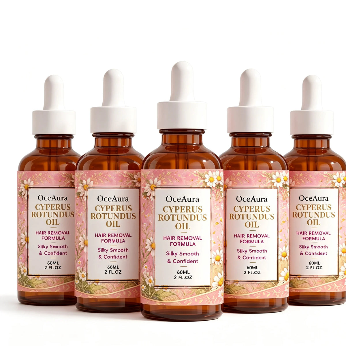 3PCS Cyperus Rotundus Oil Hair Inhibitor Serum Natural Post Hair Removal Soothing Oil Slow Down Hair Growth Smooth Skin Treatment Oil For Facial Lip Hair Underarm Leg Bikini Line Daily Hydrating Body Care Essential Oil