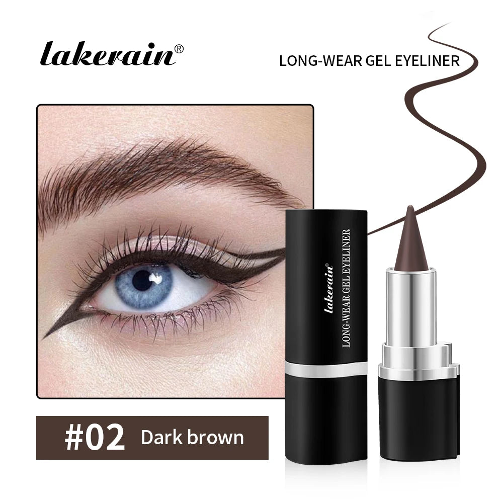 Matte Eyeliner Pen White Black Brown Easy Wear Solid Eye Liner Pencil LongLasting Tattoo Liner Eyeshadow Gel Eye Cosmetics