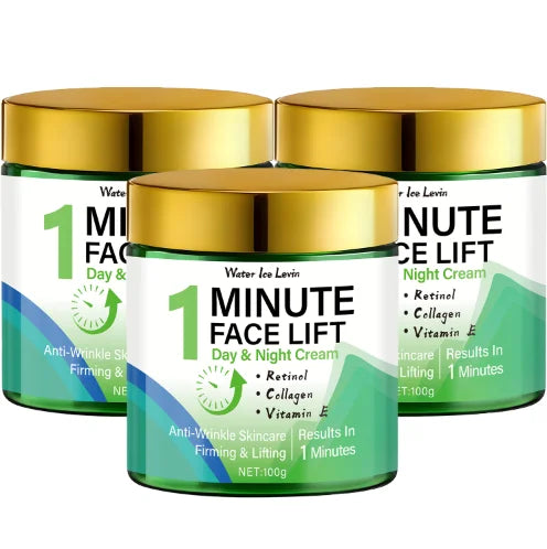 Minute Face Lift Day & Night Cream with Retinol & Collagen for Instant Firming & Deep Moisture.